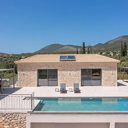 Brand New: Kefalonia Stone - Trapezaki Retreat Villa *