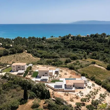 וילה Brand New: Kefalonia Stone - Trapezaki Retreat טרפזאקי